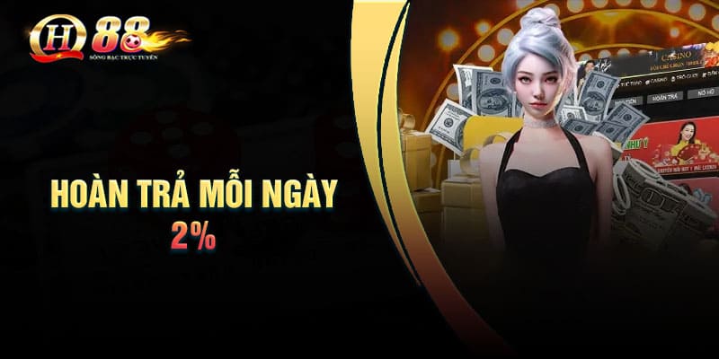QH88 Hoàn trả mỗi ngày 2% không giới hạn cho hội viên
